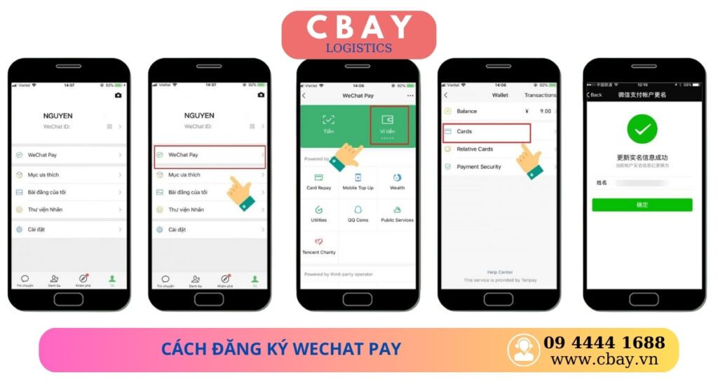 Chi tiết các bước đăng ký Wechat Pay