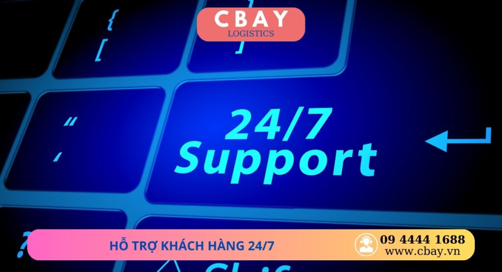 Cbay cung cấp dịch vụ hỗ trợ khách hàng 24/7