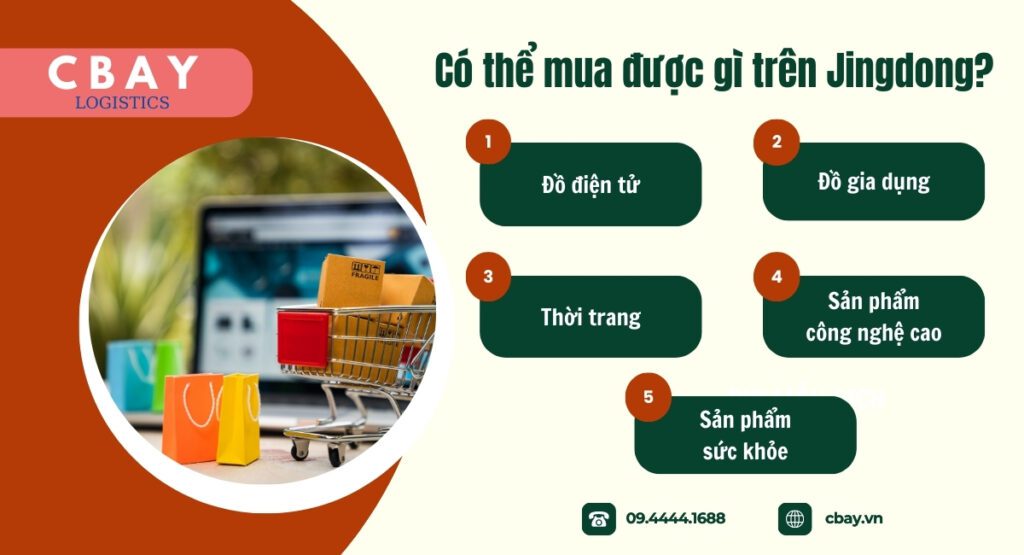 JD.com cung cấp đa dạng sản phẩm cần thiết cho cuộc sống mỗi người