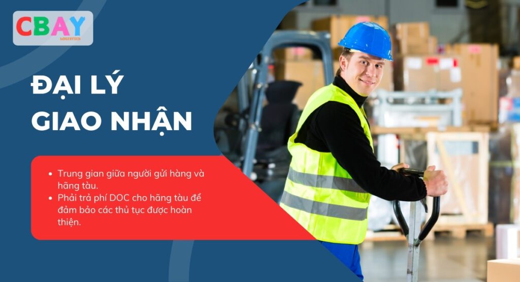 Đại lý giao nhận sẽ phải trả phí DOC cho hãng tàu để hoàn thành trách nhiệm
