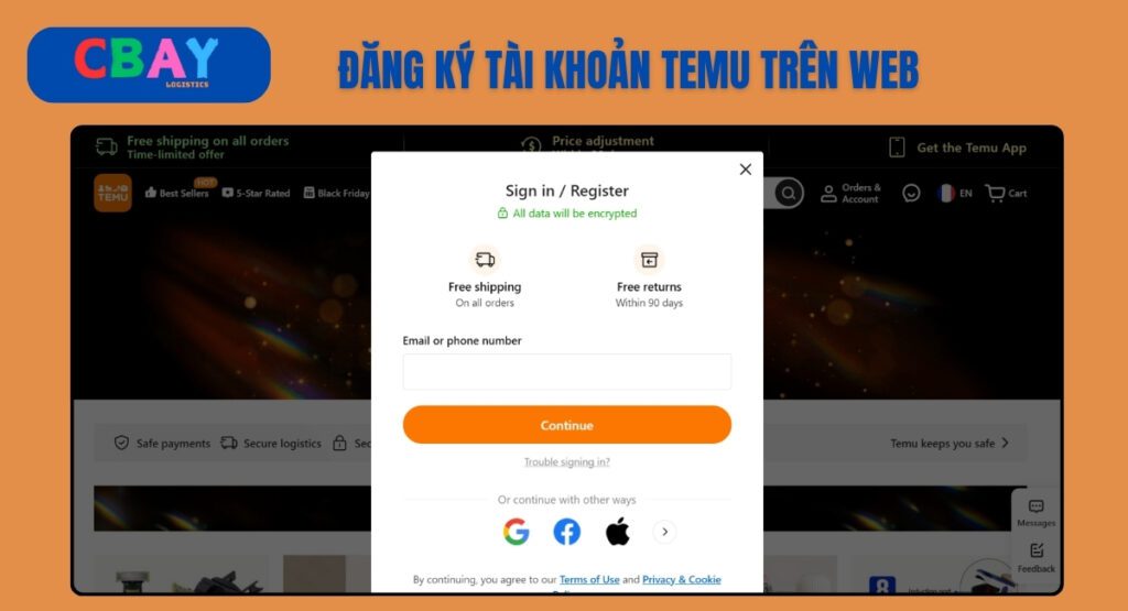 Nhập số điện thoại hoặc email để bắt đầu đăng ký