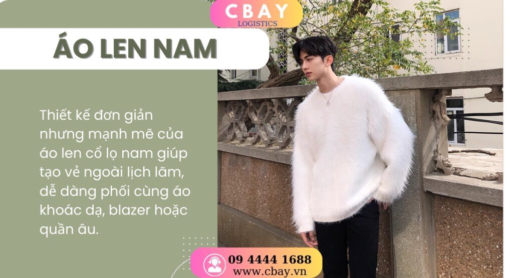 Áo len cổ lọ nam cũng là một trong những item thời trang được ưa chuộng