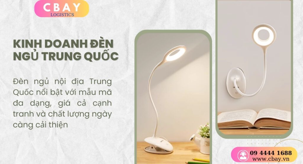 Đèn ngủ nội địa Trung Quốc nổi bật với mẫu mã đa dạng