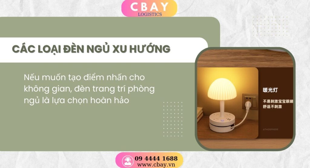 Các loại đèn ngủ phổ biến và xu hướng