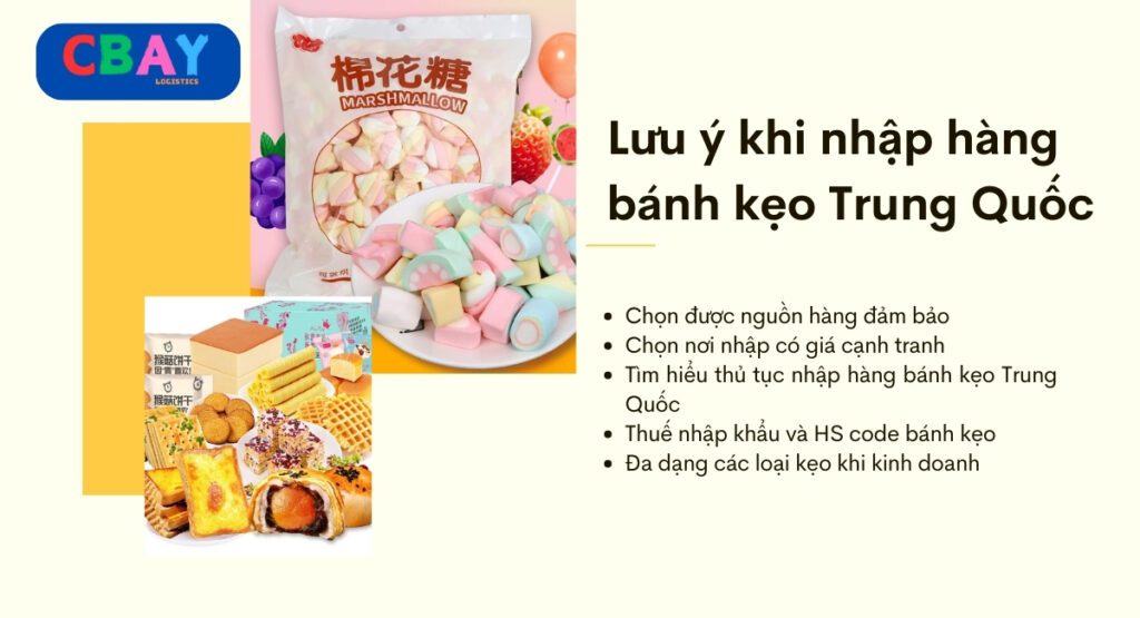 nhập hàng bánh kẹo trung quốc