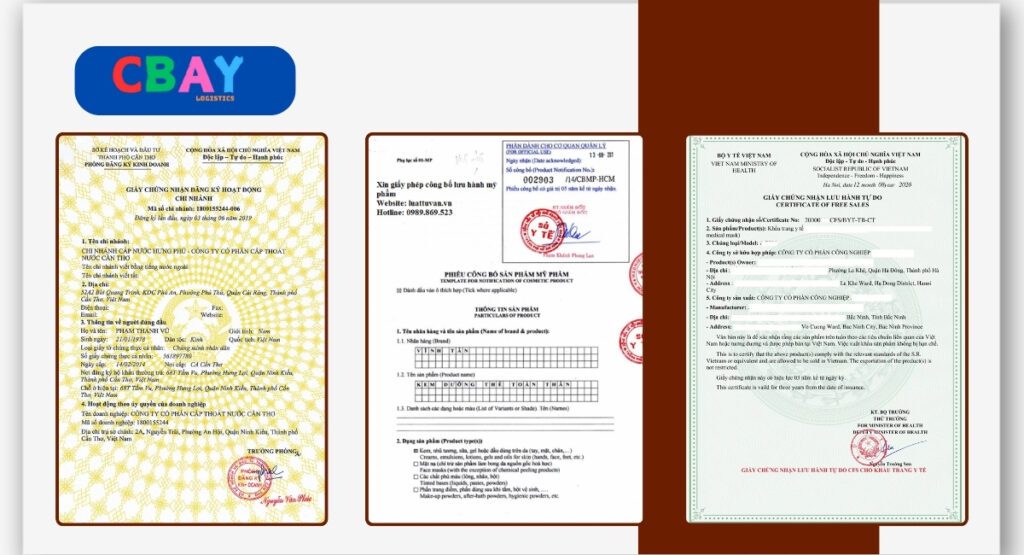 thủ tục nhập khẩu mỹ phẩm trung quốc