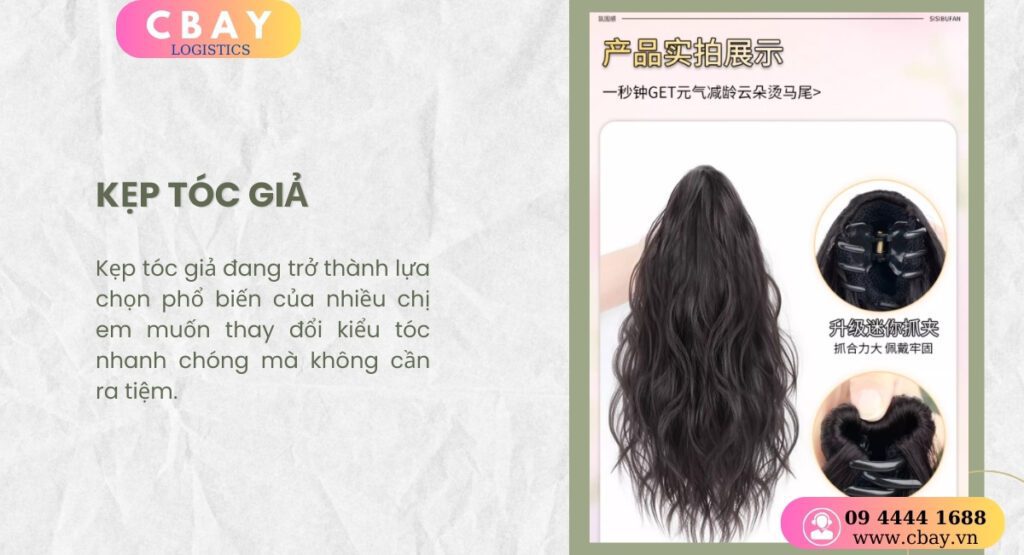 Kẹp tóc giả đang trở thành lựa chọn phổ biến của nhiều chị em
