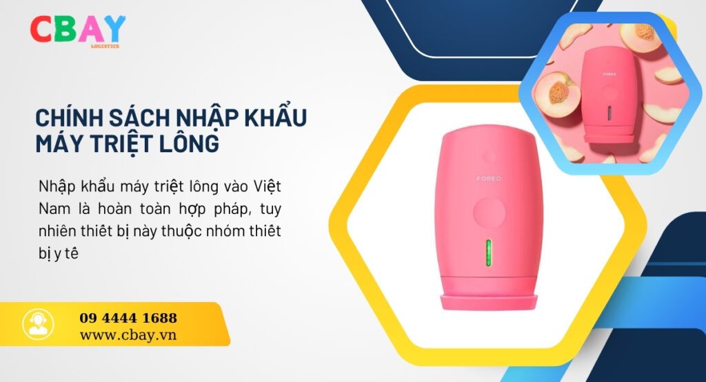 Quy định về nhập khẩu máy triệt lông tại Việt Nam