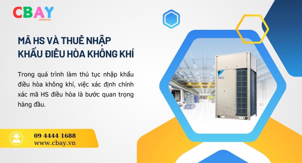 Mã HS & Thuế nhập khẩu điều hòa không khí