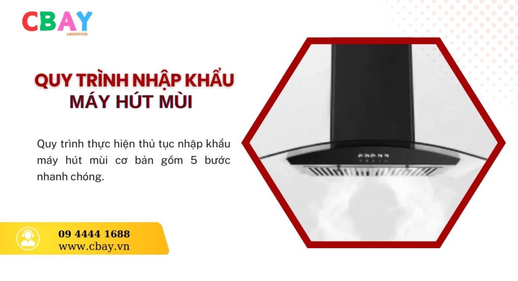 Quy trình thủ tục nhập khẩu máy hút