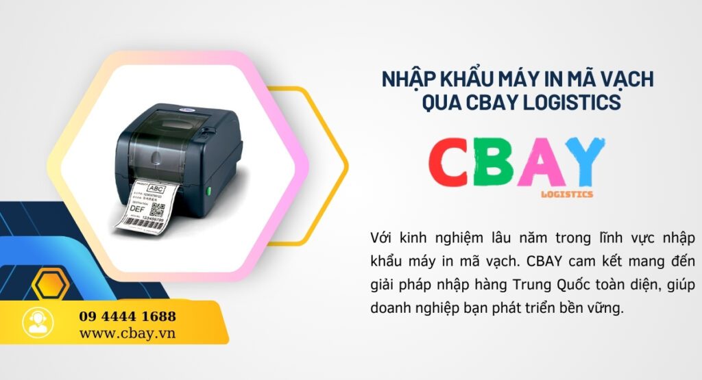 Thủ tục nhập khẩu máy in mã vạch tại Giang Huy 