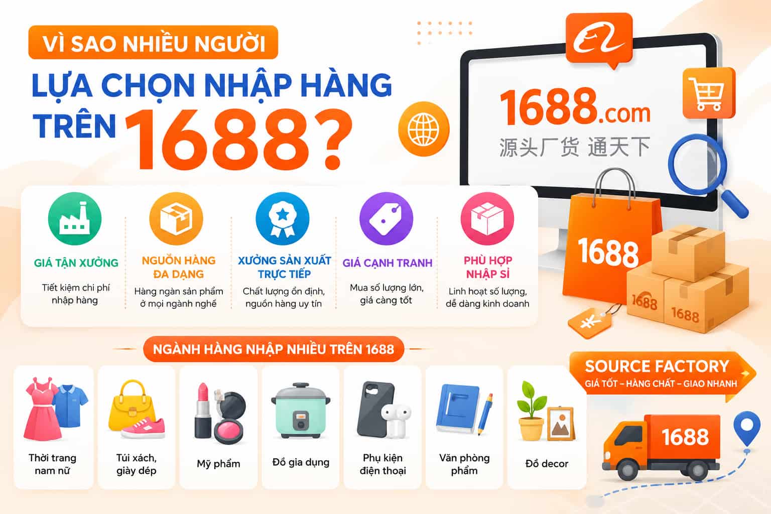Kinh nghiệm nhập hàng 1688