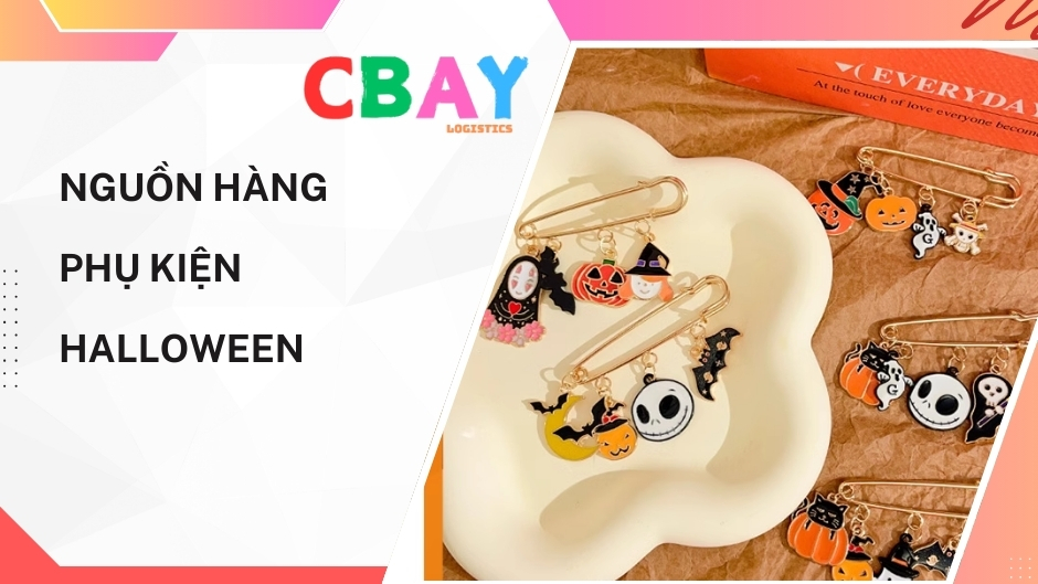 Phụ kiện trang trí Halloween trên Taobao