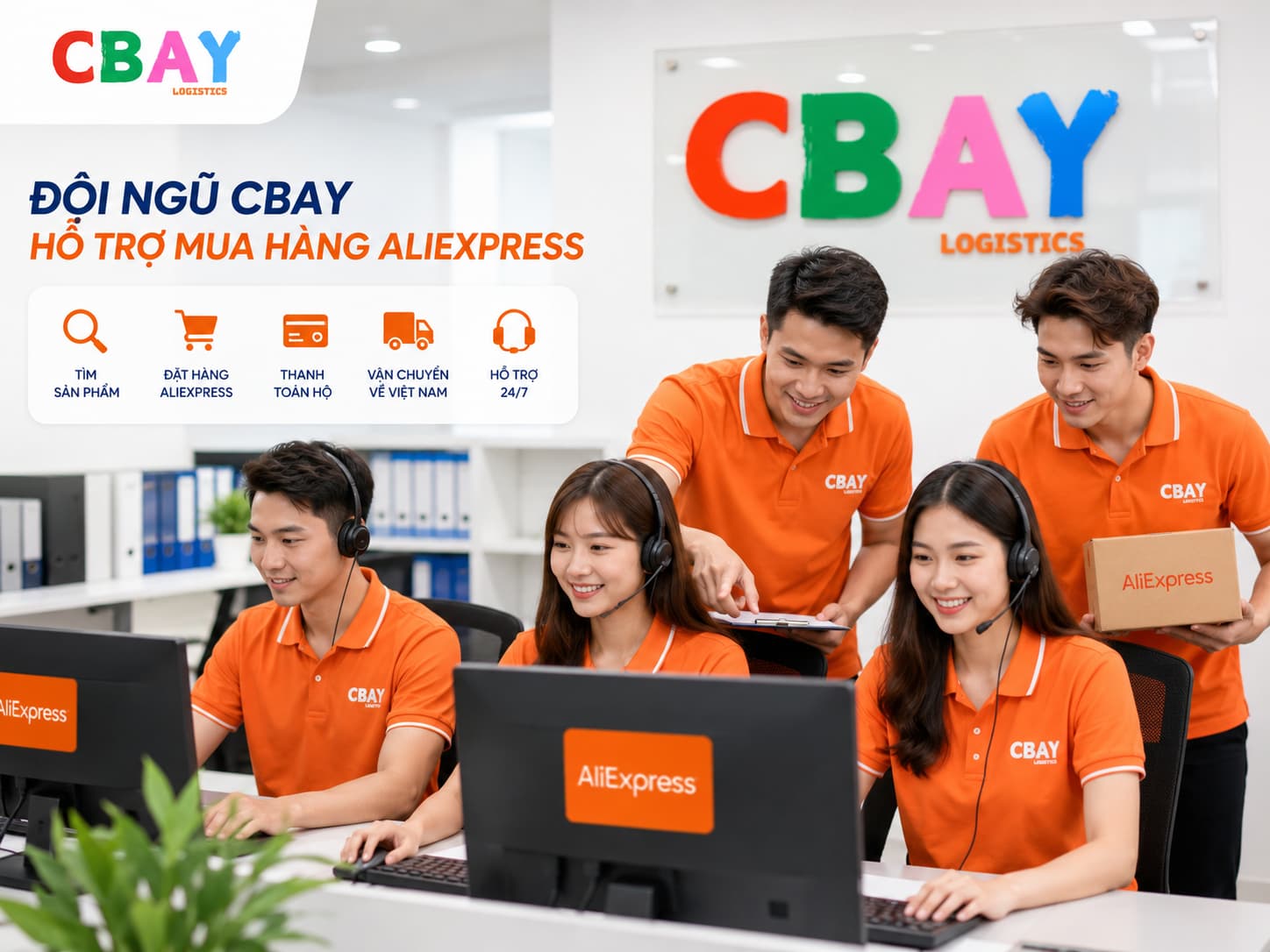 Dịch vụ hỗ trợ mua hàng AliExpress tại CBay Logistics