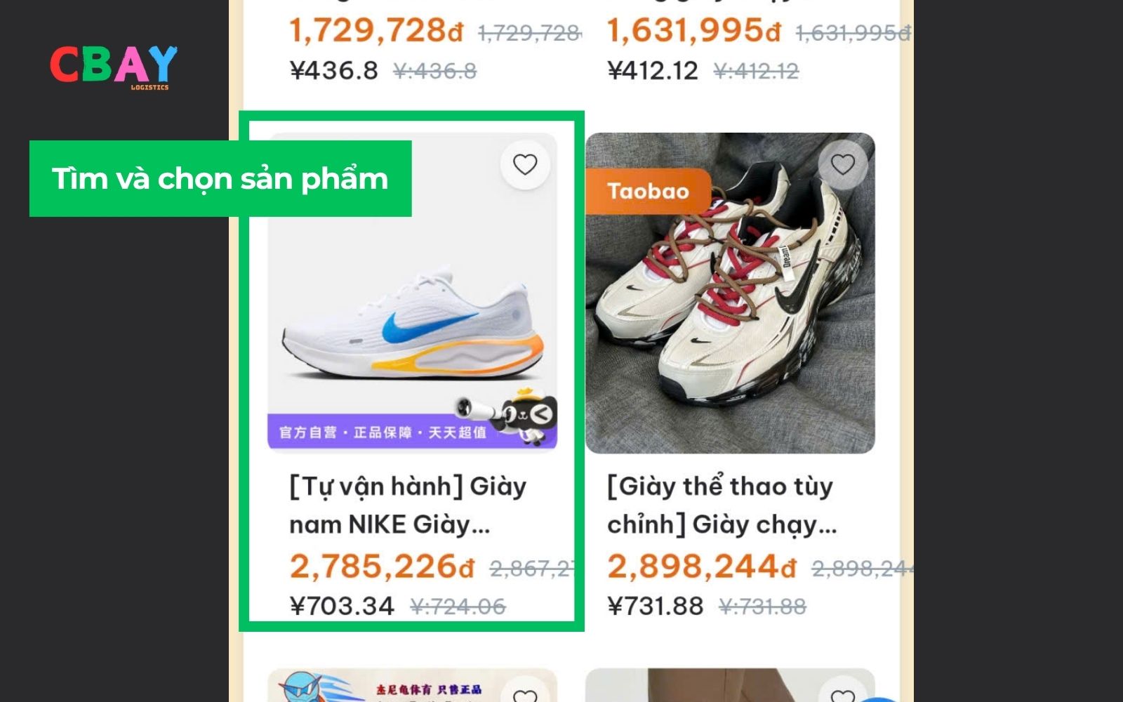 Tìm sản phẩm nhập hàng 1688 Cbay