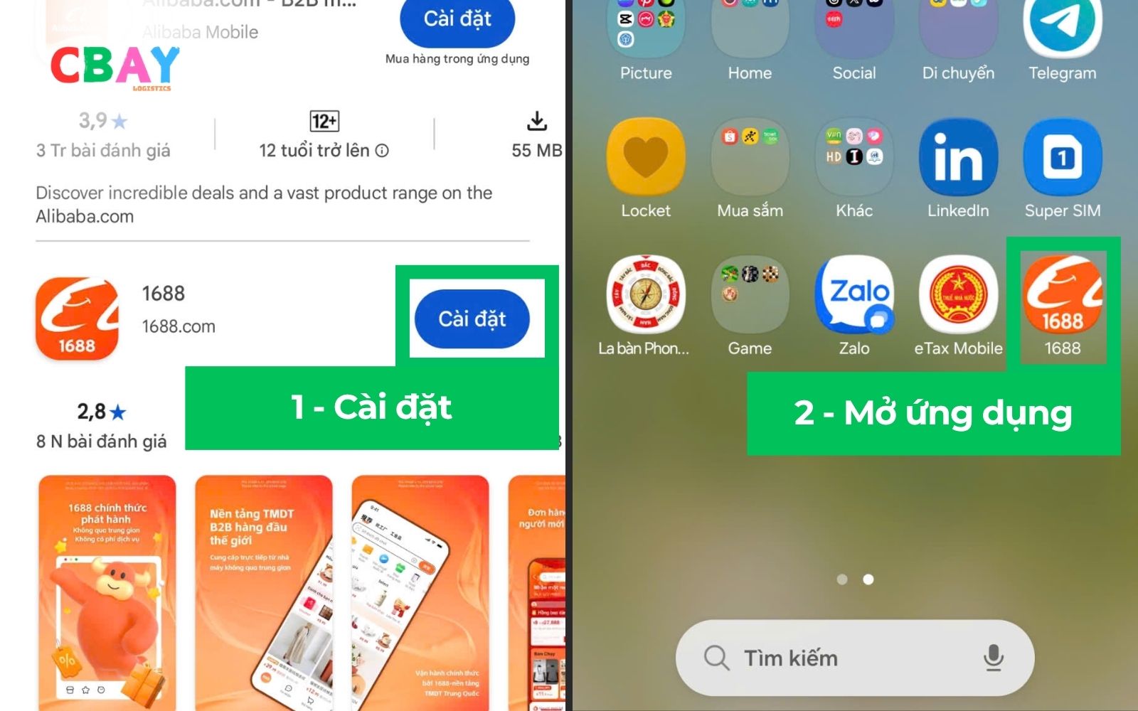 Tải ứng dụng order 1688