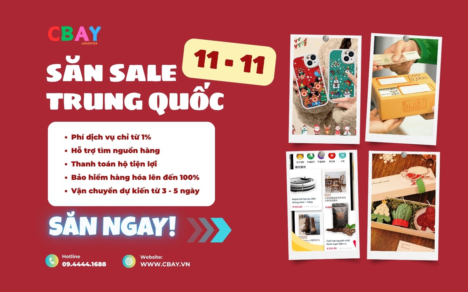 Săn sale 11 11 Trung Quốc tại CBay