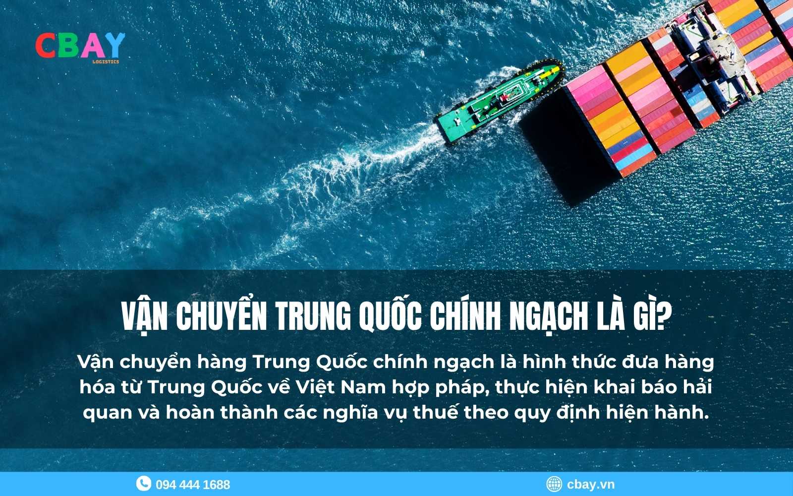 vận chuyển hàng Trung Quốc chính ngạch là gi